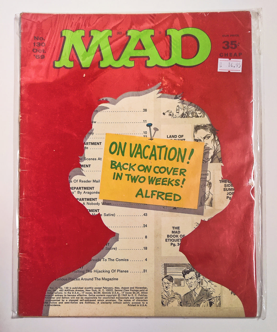 MAD Magazine #130, Oct. 1969