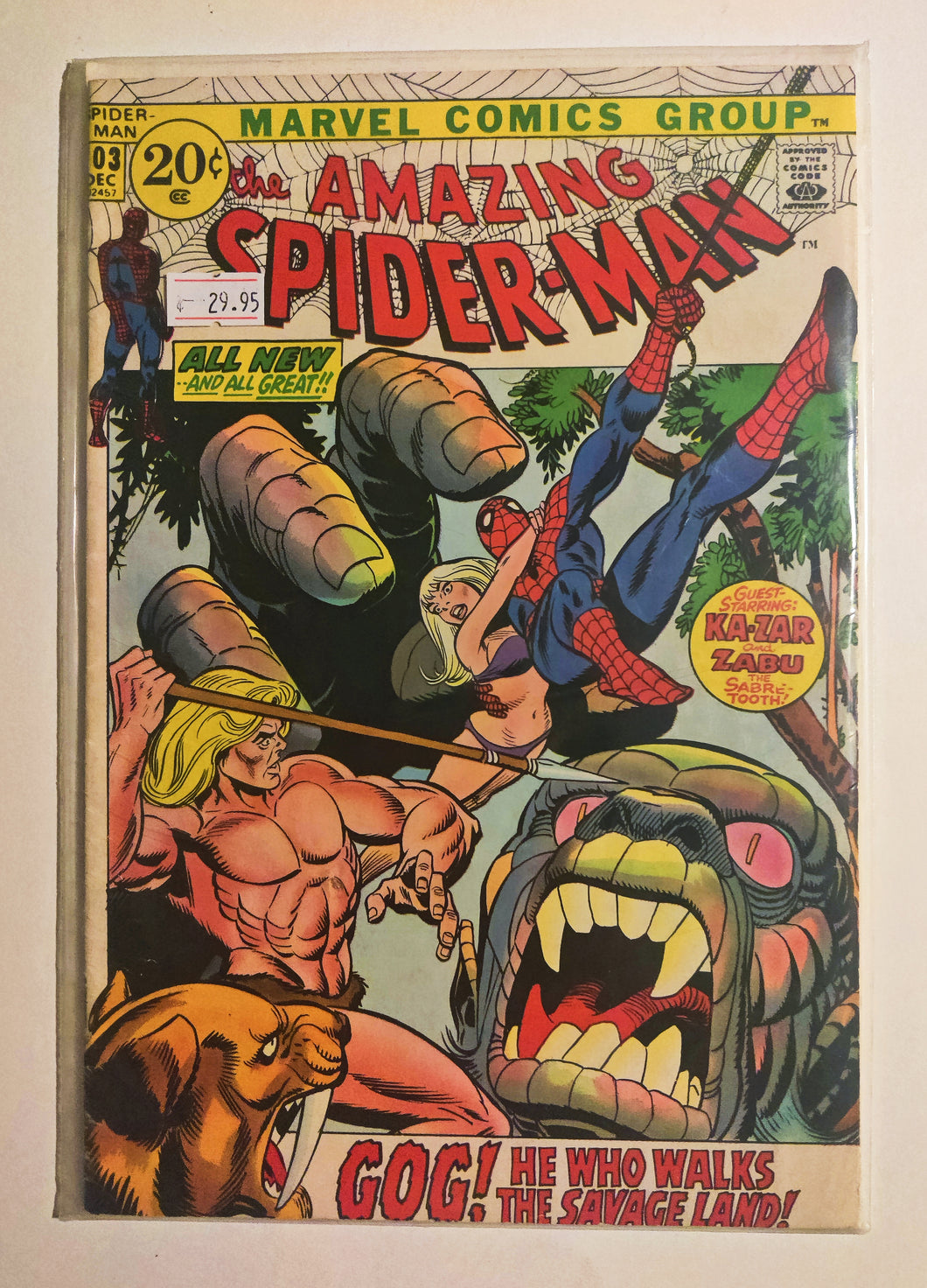 Comic Book:  The Amazing Spiderman #103