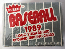 Load image into Gallery viewer, Trading Cards Sports - Baseball - 1989 Fleer Updated Set - 132 Cards + Logo Stickers - Factory Sealed - Rookie / Traded Set - NEW - MIB