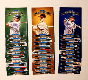 2020 Donruss (Panini) Baseball Card; All Time Diamond Kings, Card #s 1-30 Complete Set; Beautiful Sub-Set!