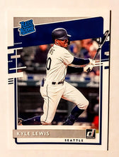 Load image into Gallery viewer, 2020 Panini Baseball Card; Donruss, Base Set, Rated Rookie, Card #56; Kyle Lewis, Seattle Mariners; GEM MINT