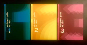 Book Lot Non-Fiction Design / Color Theory - Designer's Guide To Color (Vol. 1-3)
