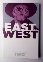 Load image into Gallery viewer, Graphic Novel Lot Comics TPB - East Of West - Volumes 1 &amp; 2 - IMAGE Comics - Hickman Dragotta Martin - Pre-Owned / Never Read - 2 Books - NM