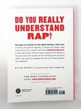 Load image into Gallery viewer, Book Non-Fiction Humor NEW - Understanding Rap - By William Buckholz - Abrams Image - Softcover - *NEW* - Humor