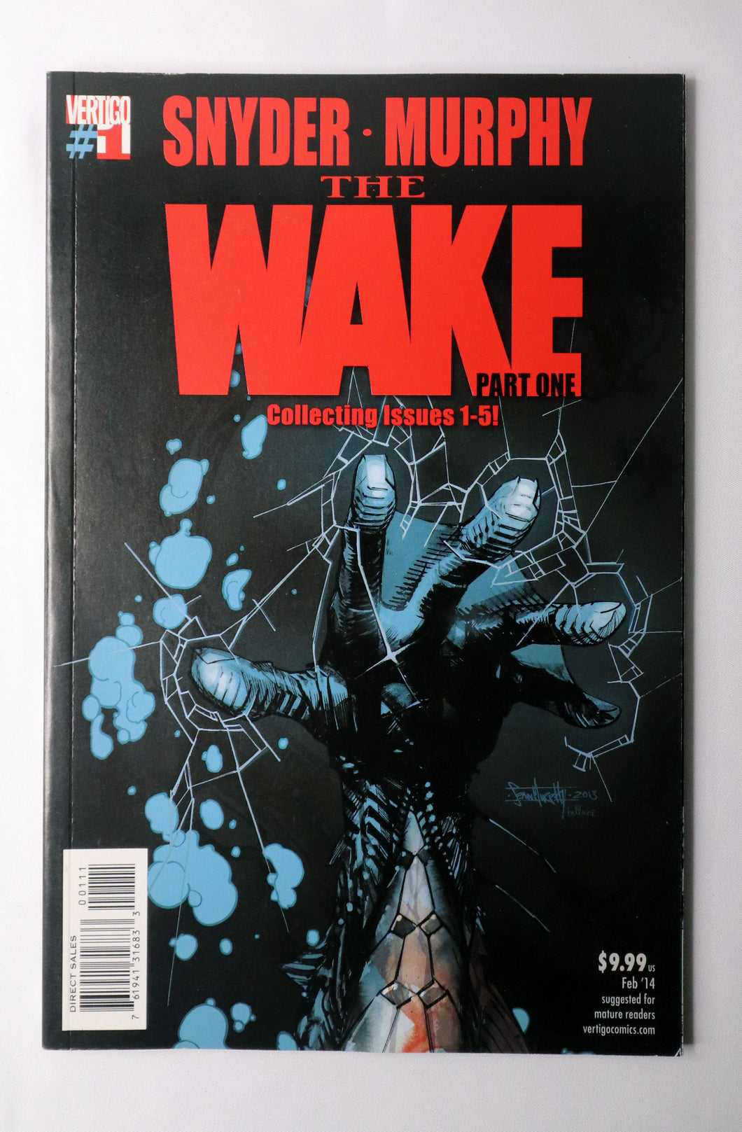 Graphic Novel Comic TPB - The Wake - Part 1 - Collecting Issues 1-5 - Vertigo Comics - Snyder Murphy - Graphic Novel - USED / NM