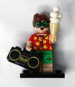 LEGO Batman Movie Minifigures Series 2 - "Beach Robin" W/ Accessories & Figure Roster