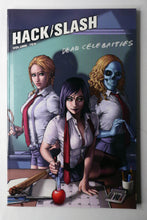 Load image into Gallery viewer, Graphic Novel Comic TPB -2 Book Lot - HACK/SLASH - Volumes 9 &amp; 10 - Torture Prone &amp; Dead Celebrities - Graphic Novel / TPB - IMAGE Comics - Pre-Owned / LIKE NEW / NM (NEAR MINT)