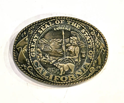 California State Seal Belt Buckle