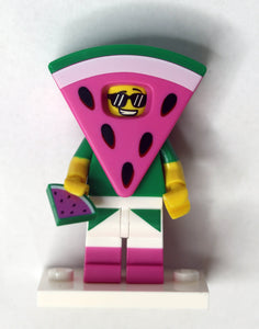 LEGO Movie 2 Minifigures  - "Watermelon Dude" W/ Accessories & Figure Roster