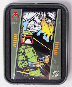 Gaming Playing Cards Special Edition - Star Wars - Limited Edition Poker / Gaming Cards - NEW - Boba Fett Storage Tin - MAY THE FORCE BET WITH YOU