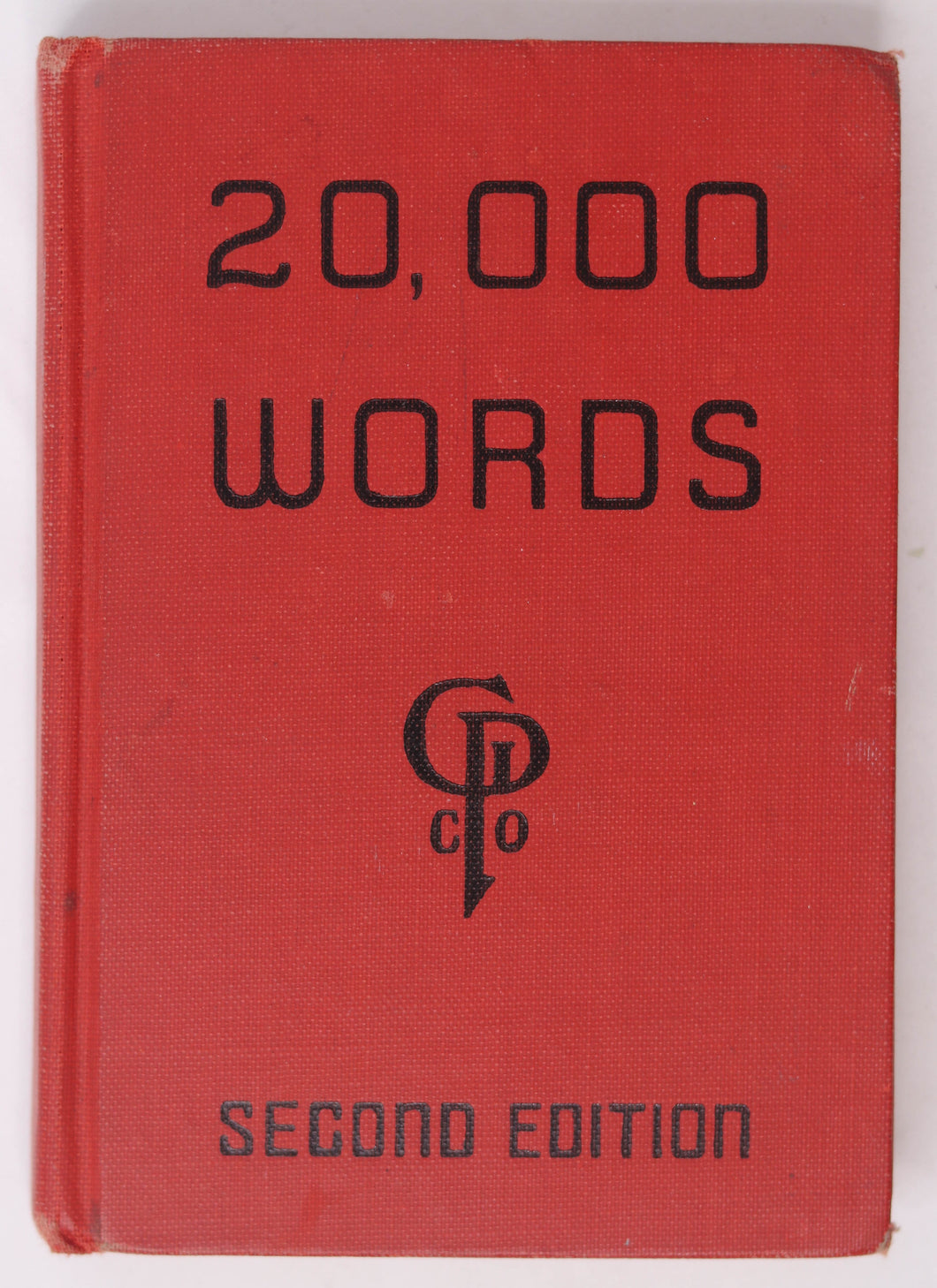 Book Non-Fiction Stenography - 20,000 Words - Spelled, Divided, And Accented - The Gregg Publishing Co. - Copyright 1934 & 1942 - Compiled by:  Louis A. Leslie C.S.R. - 2nd Edition, Revised - VINTAGE, Used - RARE