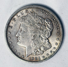 Load image into Gallery viewer, Coin US $1 - 1921 P - Morgan Dollar - $1 US Coin - HIGH GRADE / AU - Last Year Of Production - .900 Silver Content