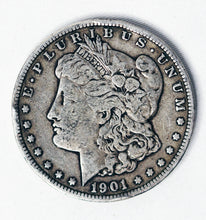 Load image into Gallery viewer, Coin US $1 - 1901 O - Morgan Dollar - GOOD (G) - Early 20th Century Production Date  - .900 Silver Content