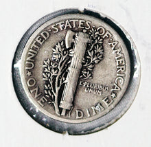 Load image into Gallery viewer, Coin US 10c - 1936 P - Mercury Dime - GOOD (G) - .900 Silver Content - Circulated