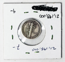 Load image into Gallery viewer, Coin US 10c - 1940 D Mercury Dime - VG - Nearly FB On Reverse - .900 Silver Content