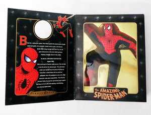 Toy Vintage Action Figure - The Amazing Spiderman - Famous Cover Series - MIB - NEW - 8" - Cloth Costume - Amazing Fantasy #15