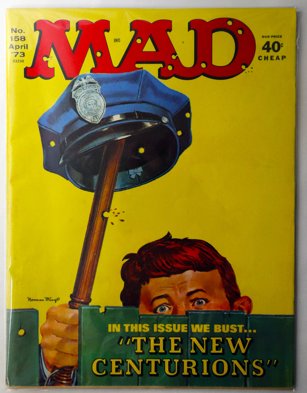 Magazine Humor Vintage - Mad Magazine - April 1973 - No. 158 - Near MINT Condition - RARE