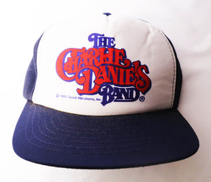 Music Memorabilia / Vintage Accessory - The Charlie Daniels Band - Original 1983 Tour Souvenir - Trucker Style Mesh Hat - Snap-back - Country / Western / Southern Rock - RARE
