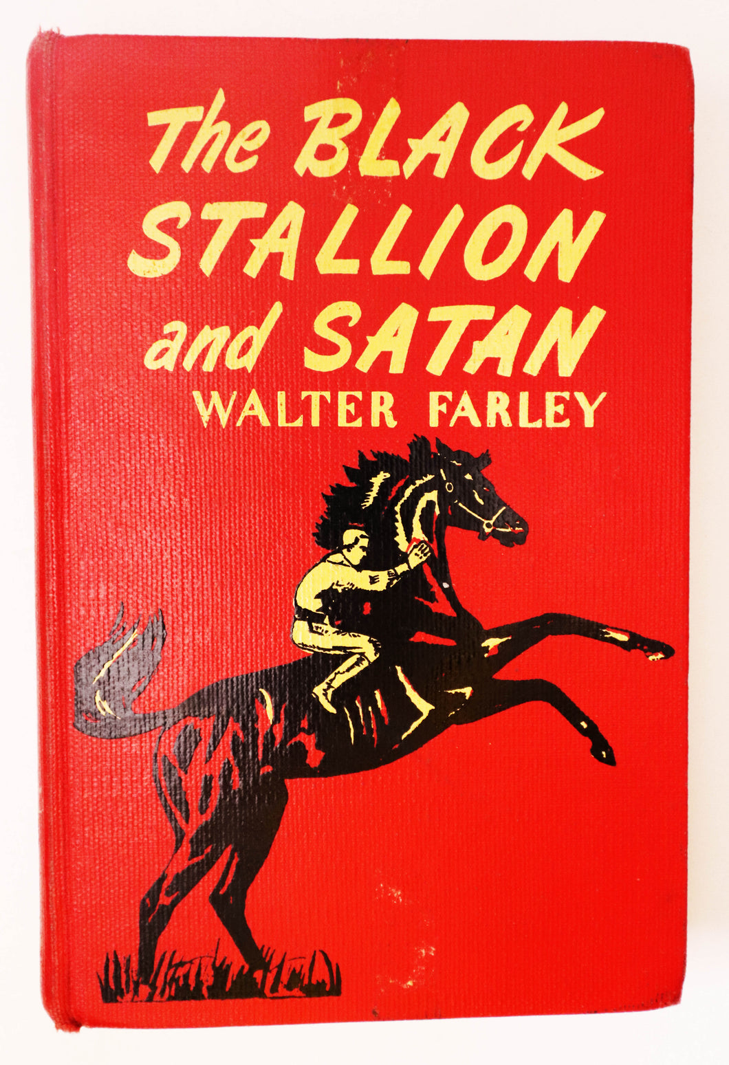 Book Children's Vintage / 1st Ed. - The Black Stallion And Satan - Author:  Walter Farley - Illustrator:  Milton Menasco - Random House, New York - 1st Ed. / First Printing - 1949 - SUPER RARE