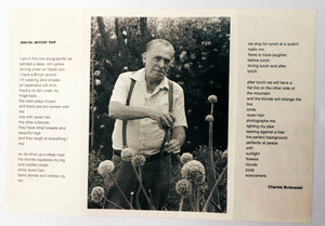 Remembering Hank: A Charles Bukowski 80th Birthday Acknowledgement Card (Black Sparrow Press, Aug 16, 2000) - RARE