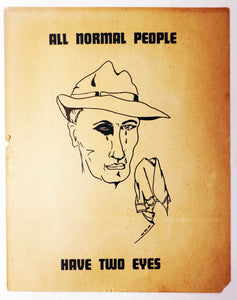 Vintage Art Print; Illustration, "Normal People", Artist Unknown