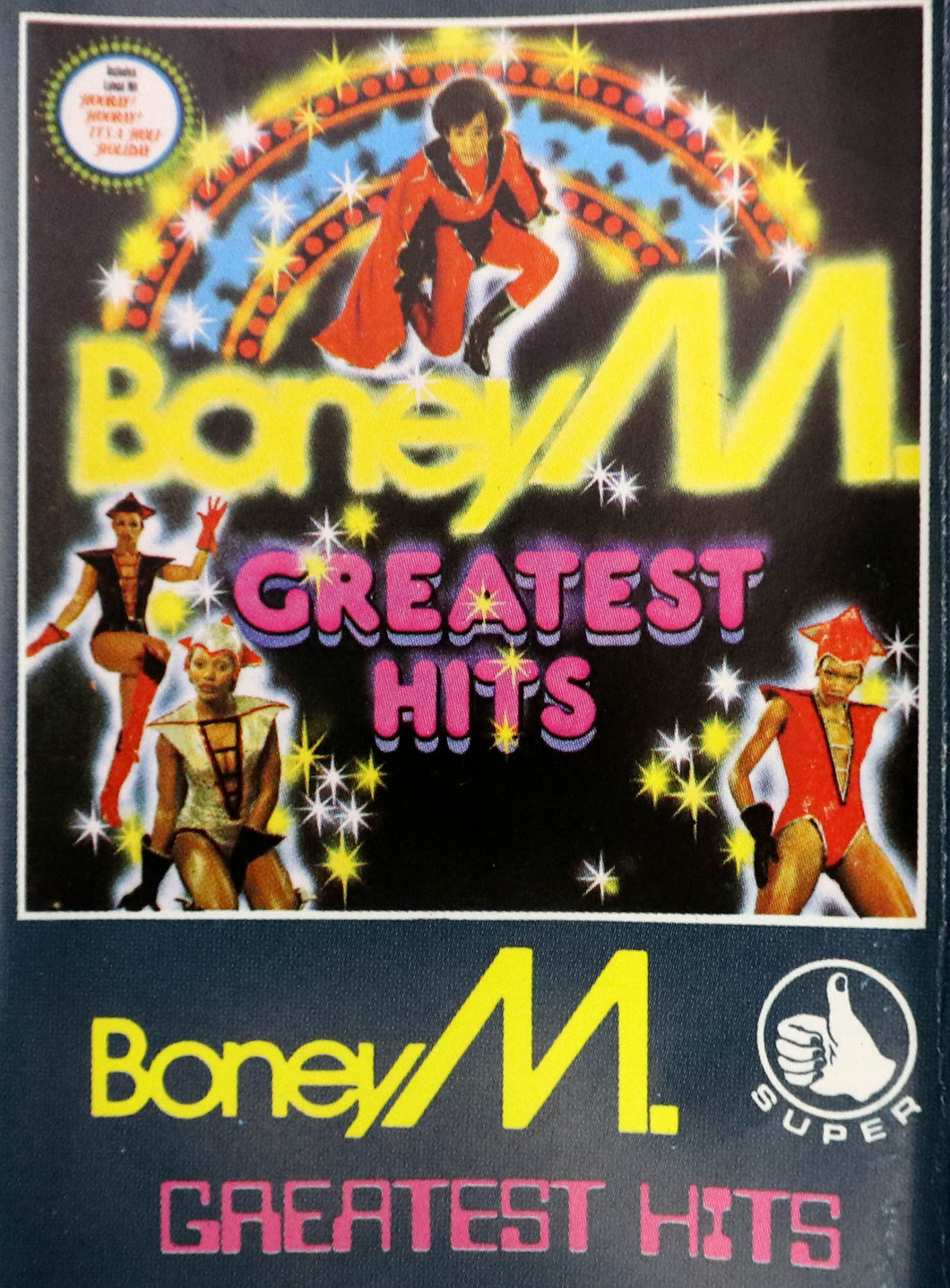 Music Cassette Tape - Disco / Funk - Boney M - Greatest Hits - Super Records - SP 2105 - VERY RARE VERSION - Impossible to find this version!