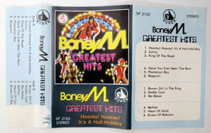 Music Cassette Tape - Disco / Funk - Boney M - Greatest Hits - Super Records - SP 2105 - VERY RARE VERSION - Impossible to find this version!