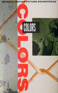 Music Cassette Tape - Hip-Hop / Soundtrack - Colors - Original Soundtrack - 1988 - Warner Bros. - Ice-T / Dr. Dre / Marley Marl / Eric B & Rakim / Kool G Rap - Classic Rap OST - West Coast Gang Film - LA Gang Days - Bloods & Crips - HARD TO FIND
