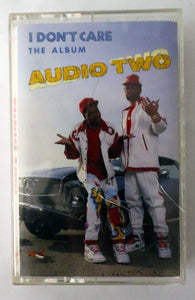Music Cassette Tape - Hip-Hop / Rap / Classic - Audio Two - I Don't Care (The Album) -  1990 -  Atlantic Street / First Priority Music  ‎– 7 91358-4 - Classic East Coast Rap Album - Milk / Gizmo - RARE - VG+