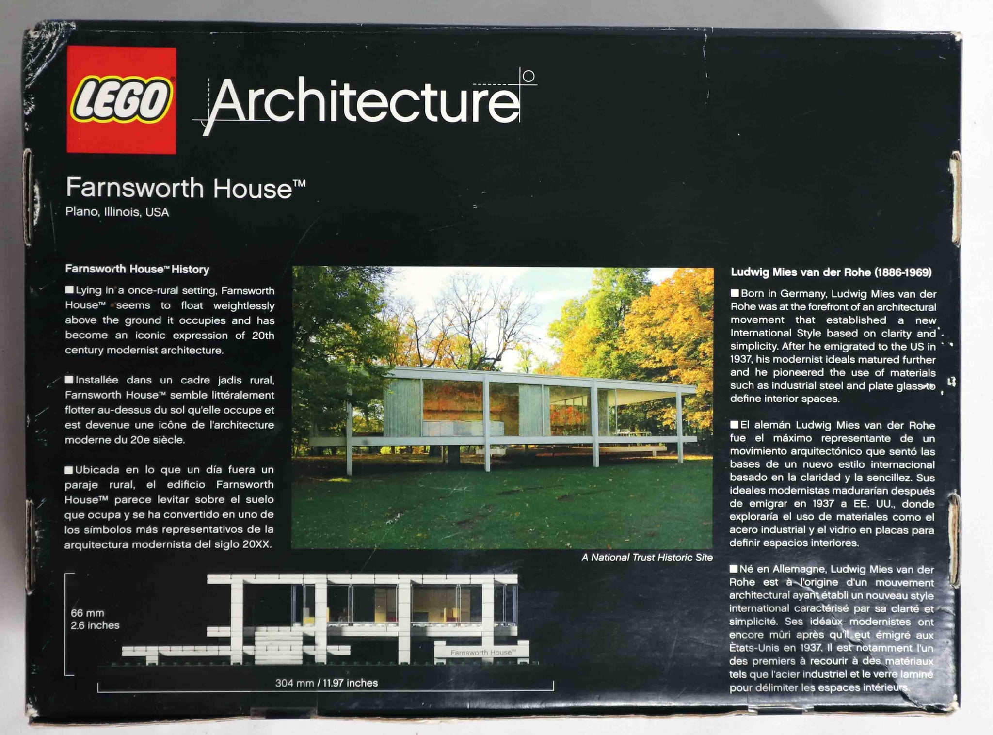 roman spiselige celle LEGO Architecture Series - Farnsworth House - Architect: Mies Van Der –  Know Future