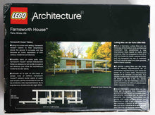 Load image into Gallery viewer, LEGO Architecture Series - Farnsworth House - Architect:  Mies Van Der Rohe - Retired Set - Mid-Century Modern - Barcelona Chair -NEW / Original Packaging