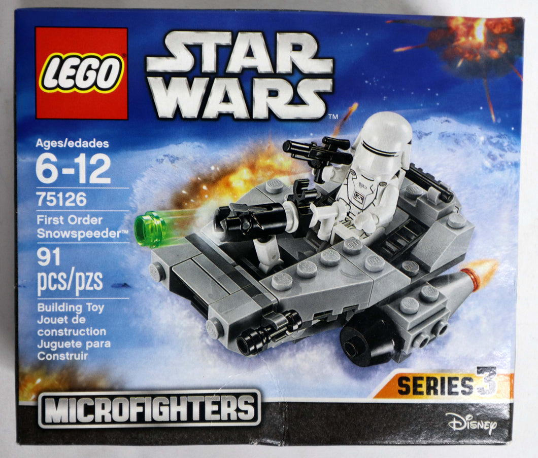 LEGO Star Wars - Micro Fighters Series 3 - First Order Snowspeeder - Disney - 75126 - NEW / Original Packaging