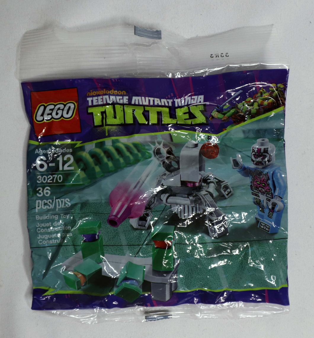 LEGO TMNT - Turret & Minifigure - Teenage Mutant Ninja Turtles - 30270 - Kraang's Laser Turret Set - Turret + Minifigure - Nickelodeon - NEW / Original Packaging