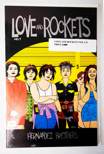 Comic Book Indy - Fantagraphics:  Love And Rockets - Volume 2 / Issue 1 - Gilbert, Jaime, and Mario Hernandez - 2001-2007 Series - Adult Content / Mature Reader - Indy  - USED / LIKE NEW - 1st Issue!