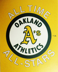 Trading Cards Sports - Mother's Cookies Baseball Cards - Oakland "A's" Athletics All-Time All-Stars - Partial Set W/ Collectors Album