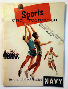 Ephemera Brochure Military - "Sports And Recreation In The United States Navy" - 1956 - Recruitment Brochure - 70+ Years Old!