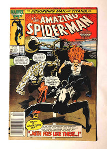 Comic Book Superhero - Marvel Comics:  Amazing Spiderman - Issue #283 - Tom DeFalco - FN / VG+ - Titania / Avengers / Silver Sable / Puma / Hobgoblin
