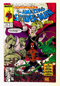 Marvel Comics:  Amazing Spiderman, Issue #319 The Scorpion's Tail of Woe, Part 2 of 2 - Todd McFarlane - XF/FN, Mary Jane Watson, Harry Osborn, Liz Osborn