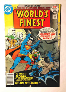 World's Finest- Issue #243, DC Comics; Art by Jim Aparo; feat Batman, Superman, Green Arrow & Black Canary