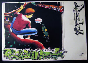 Magazine Street Art / Graffiti - Backjumps #8 - Classic Graffiti Artist Zine - Euro / Berlin - 1996 - OOP - Fatcaps - Tagging / Bombing - Like New