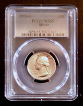 Load image into Gallery viewer, Coin US 25c - 1976-S Silver Bicentennial Quarter - PCGS Graded MS65 - San Francisco Mint