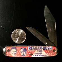 Load image into Gallery viewer, Political Memorabilia - Presidential Election - 1980 - Republican / Conservative / GOP - Souvenir Pocket Knife - Reagan Bush - RARE