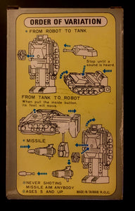 Toy Space Robot - VINTAGE - "Robo-Tank TR" - Action Figure - Robot - NOS - Deadstock - Original Packaging