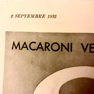 Vintage Advertising - 1935 Délices Ferrand & Renaud Macaroni Vermicelle Advertisement
