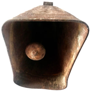 Home Decor Agriculture Vintage - Antique Cow Bell - Interior Design - Lots Of Character