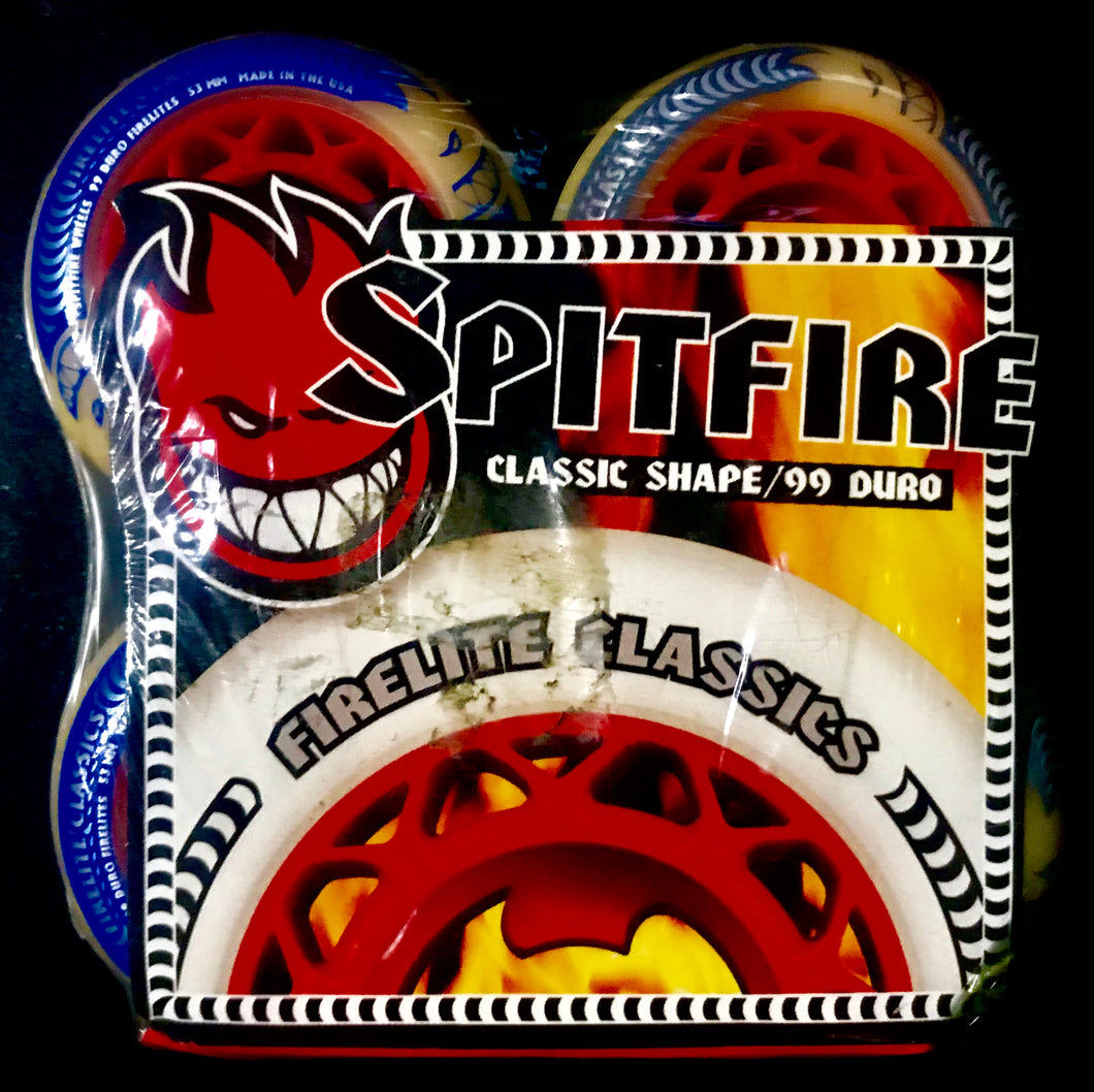 Sporting Goods Skateboard Accessory - Spitfire Wheels Duro 99 Firelite Classics 53mm *NEW*