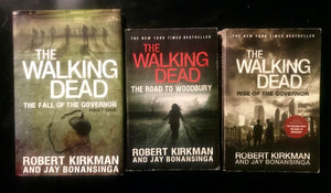 Book Lot Fiction Horror Soft / Hard Cover - Lot Of 3 Books - “The Walking Dead” - Fiction Novels - Comic Book Spin-Off - VG Condition - USED