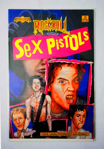 Comic Book Music (Punk) - Rock 'N' Roll Comics:  Sex Pistols - Issue #14 - Revolutionary Comics - 100% Unauthorized Material - USED